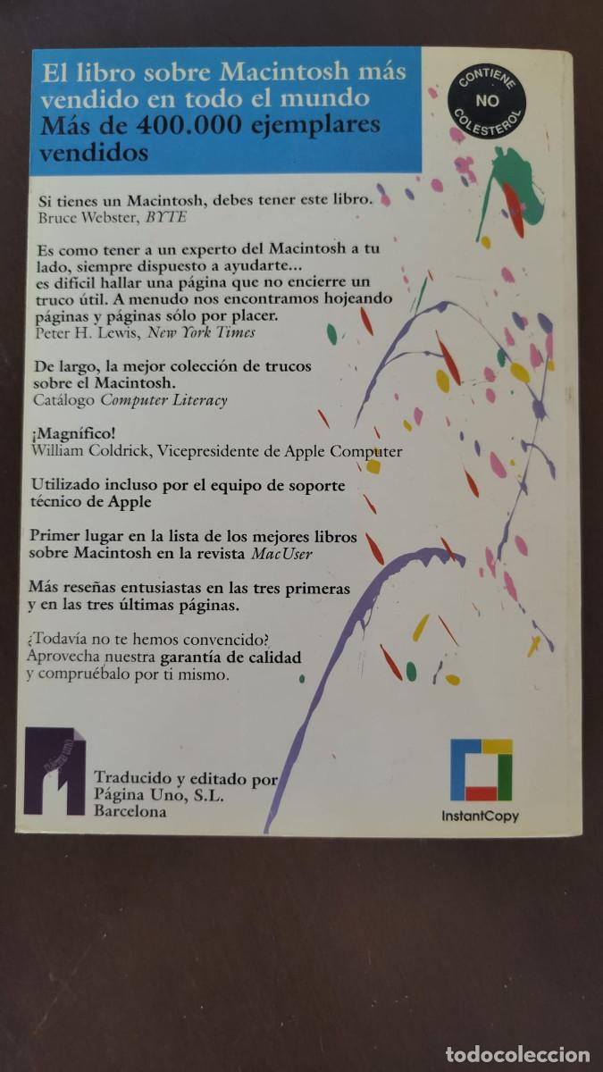 Libros de segunda mano: LA BIBLIA DEL MACINTOSH, 1991. - Foto 3