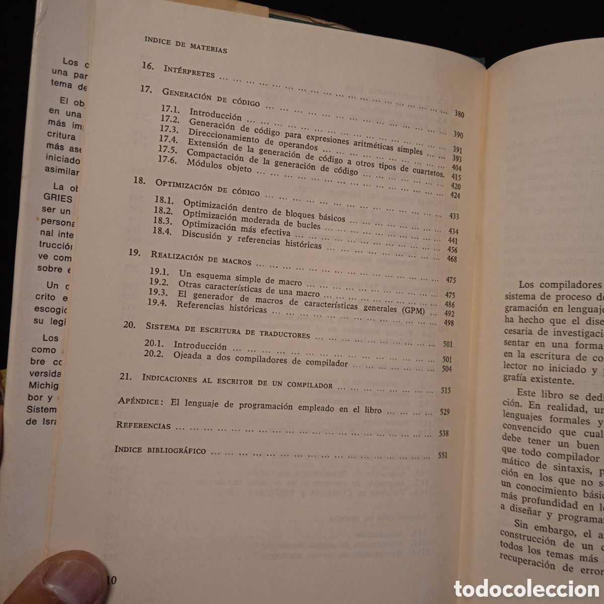 Libros de segunda mano: CONSTRUCCI&Oacute;N DE COMPILADORES (COMPUTADORAS) - DAVID GRIES - PARANINFO 1974#9721 - Foto 7