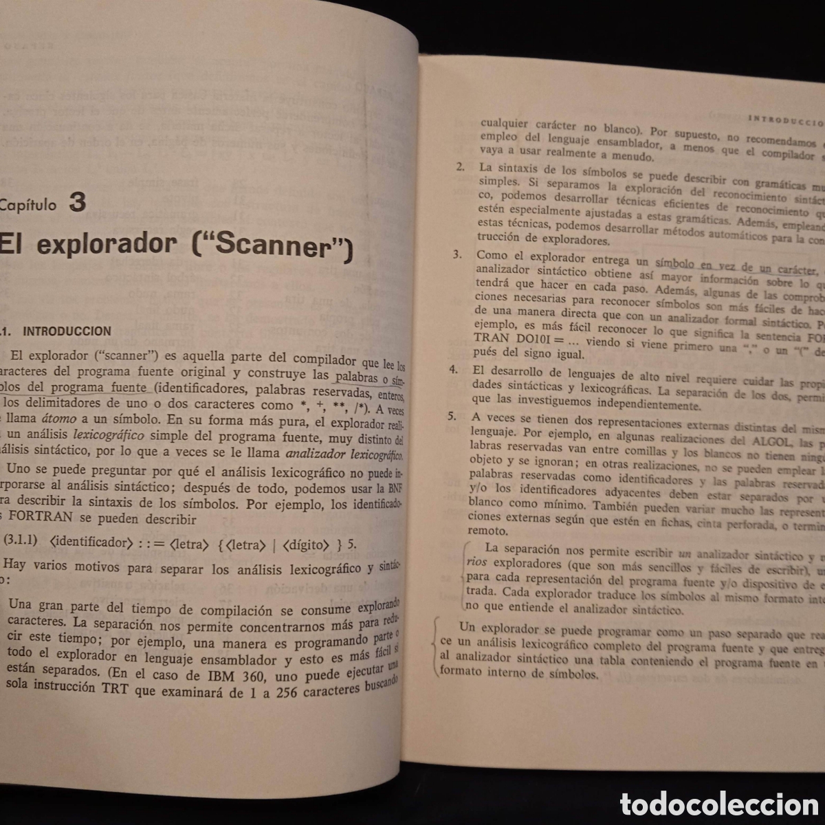 Libros de segunda mano: CONSTRUCCI&Oacute;N DE COMPILADORES (COMPUTADORAS) - DAVID GRIES - PARANINFO 1974#9721 - Foto 8