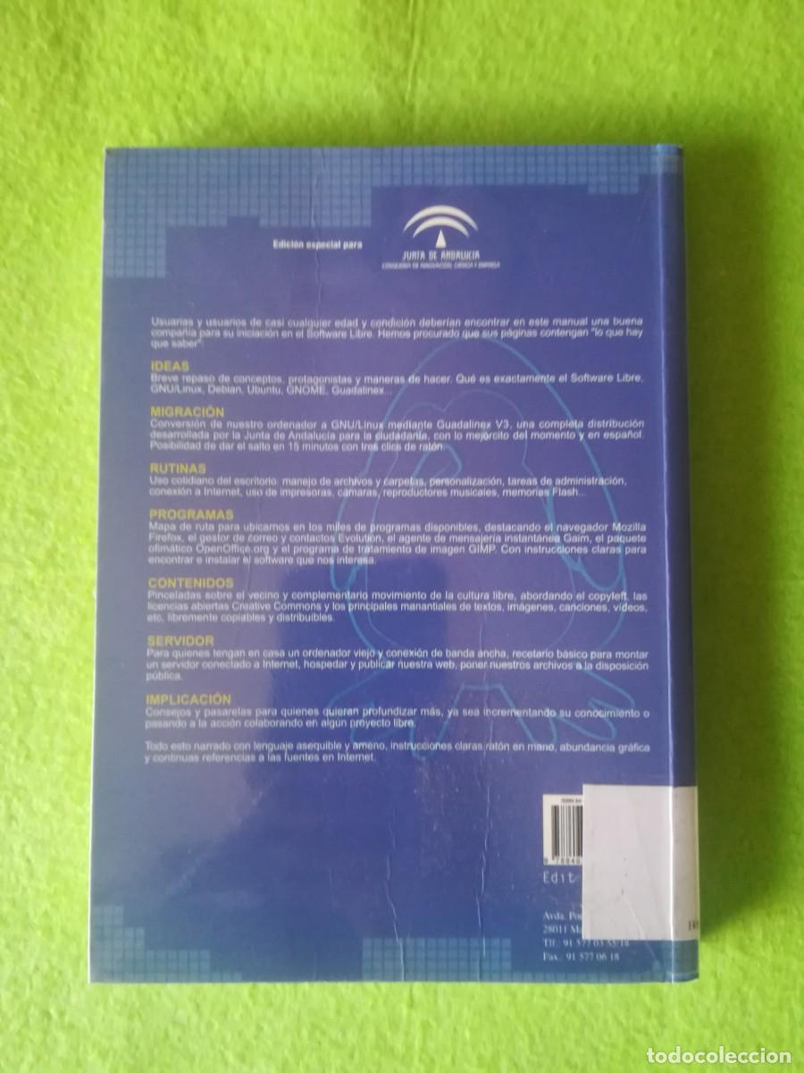 Libros de segunda mano: Guadalinex v3 iniciacion al software libre Quim Gil 2004 - Foto 2