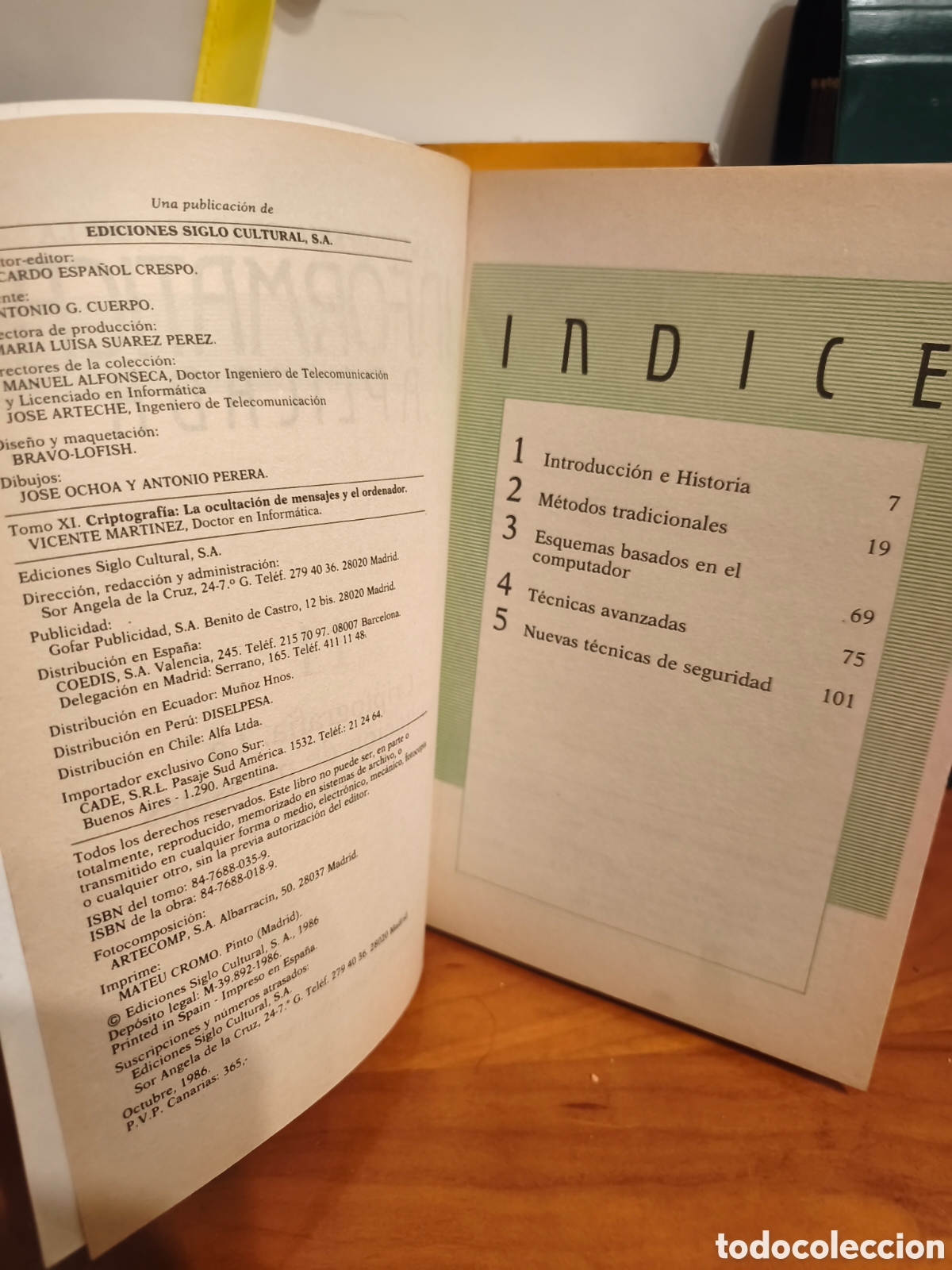 Libros de segunda mano: Libro Criptograf&iacute;a 1986 Inform&aacute;tica Retro MS-DOS BASIC - Foto 4