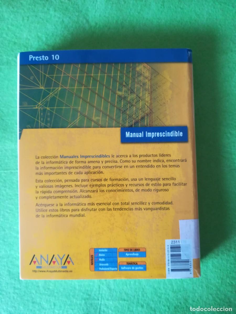 Libros de segunda mano: Presto 10 Aida Machado anaya 2008 - Foto 2