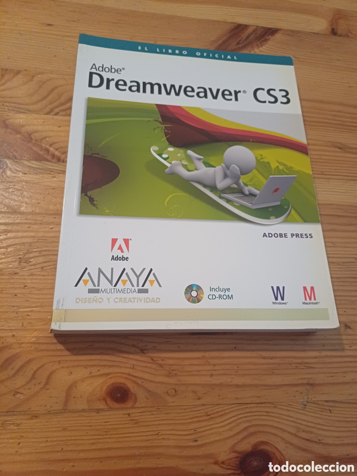 Libros de segunda mano: Adobe Dreamweaver CS3 ANAYA Libro Oficial y CD Adobe Press - Foto 1