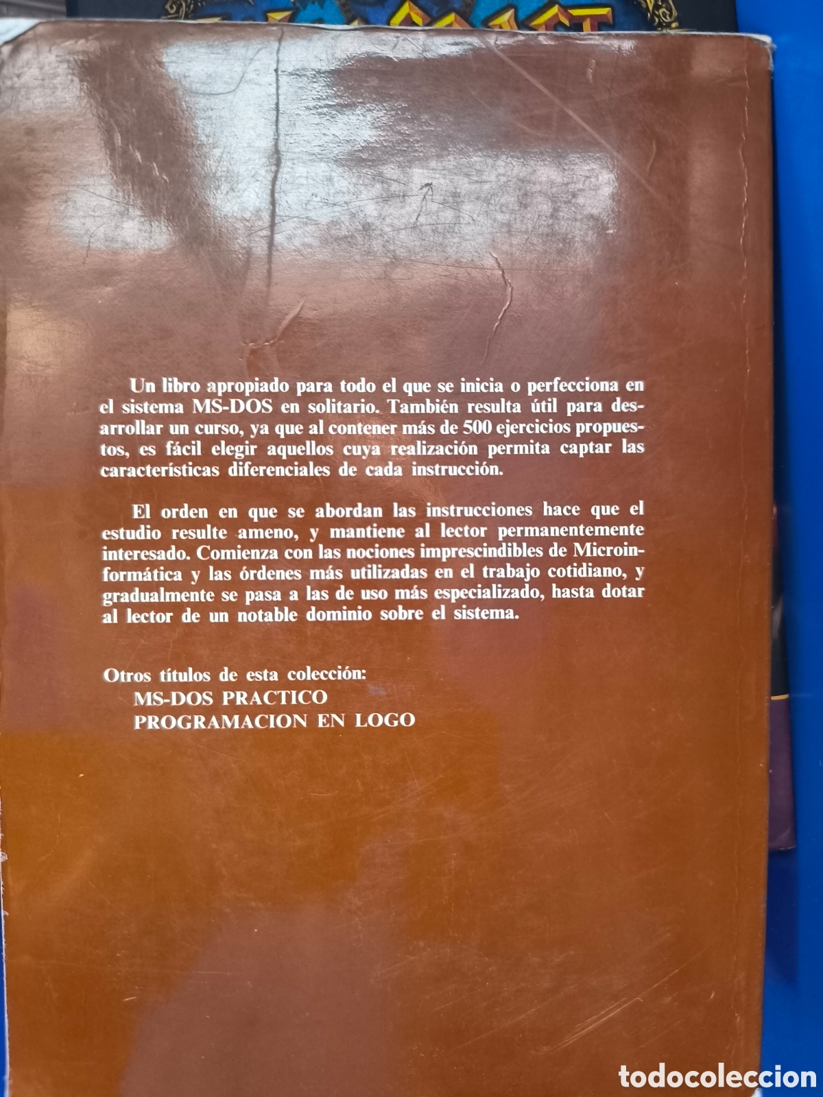 Libros de segunda mano: Curso de iniciaci&oacute;n ms-dos agust&iacute;n blanco - Foto 2
