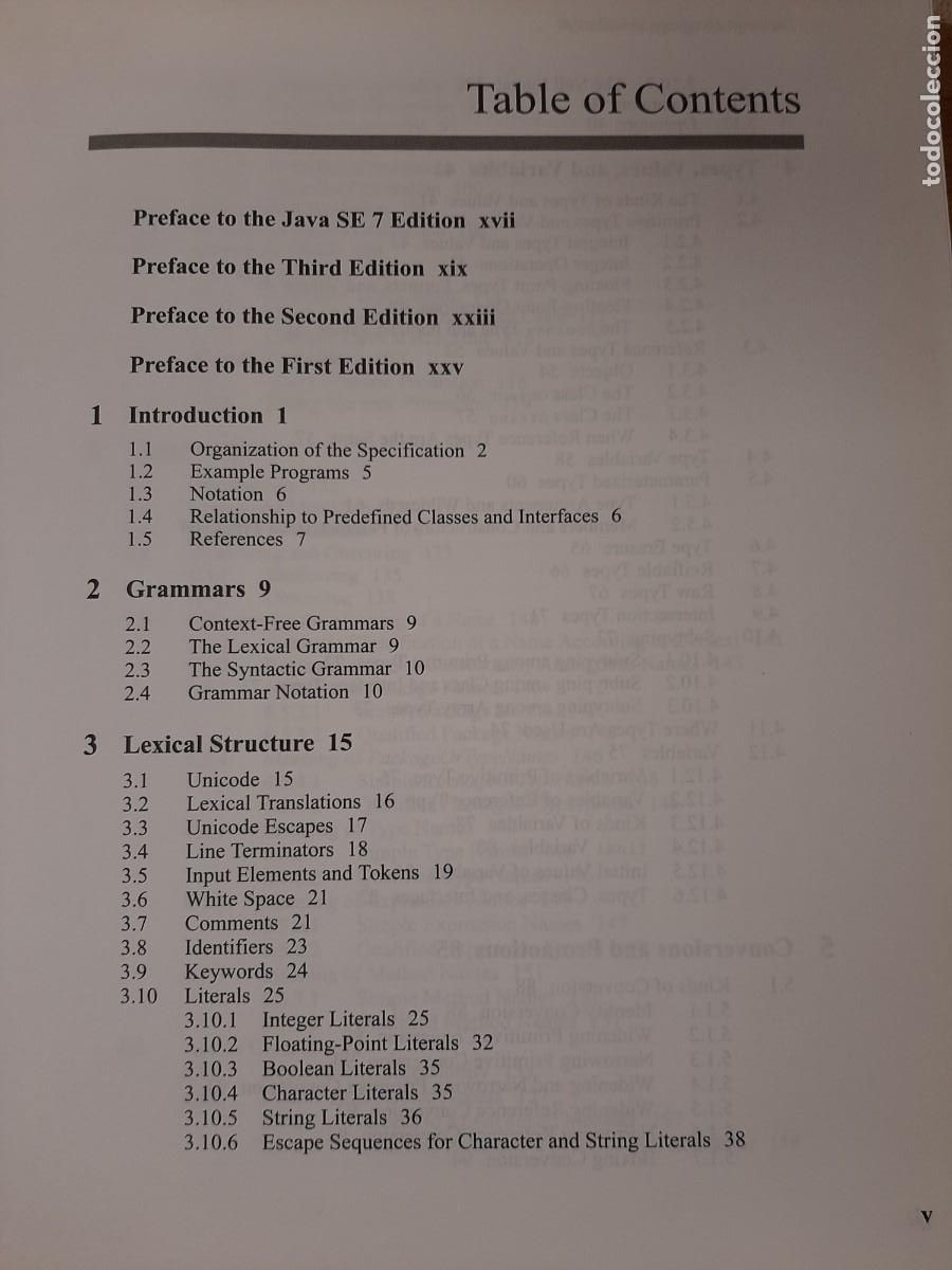 Libros de segunda mano: The Java Language Specification, Java SE 7 Edition - V.V.A.A. - Addison-Wesley, 2013 - Foto 6