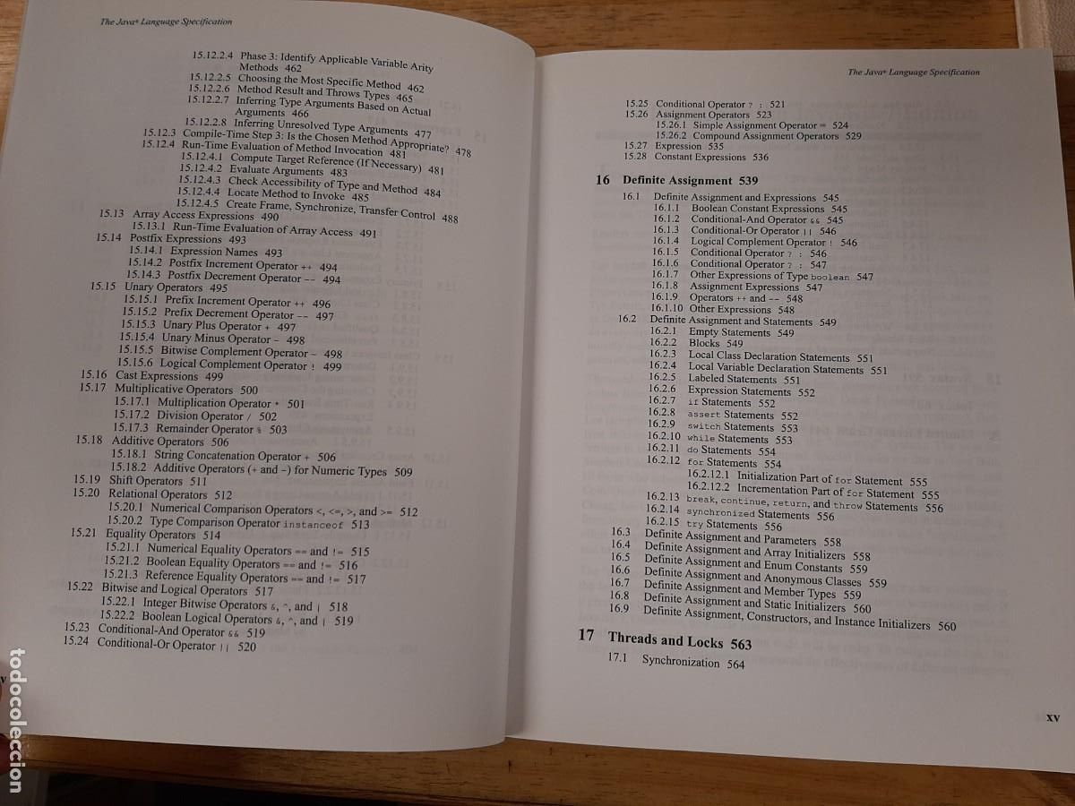 Libros de segunda mano: The Java Language Specification, Java SE 7 Edition - V.V.A.A. - Addison-Wesley, 2013 - Foto 11