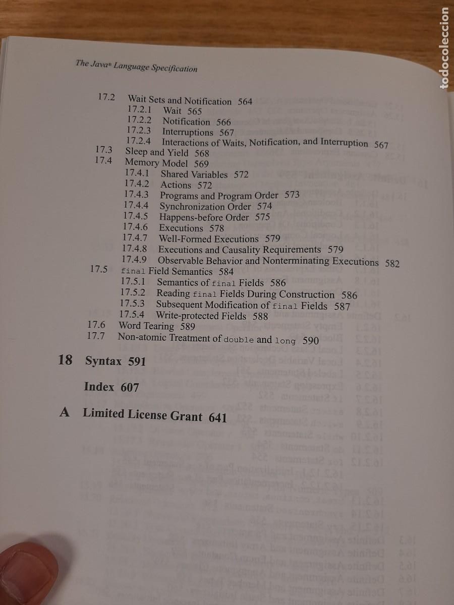 Libros de segunda mano: The Java Language Specification, Java SE 7 Edition - V.V.A.A. - Addison-Wesley, 2013 - Foto 12