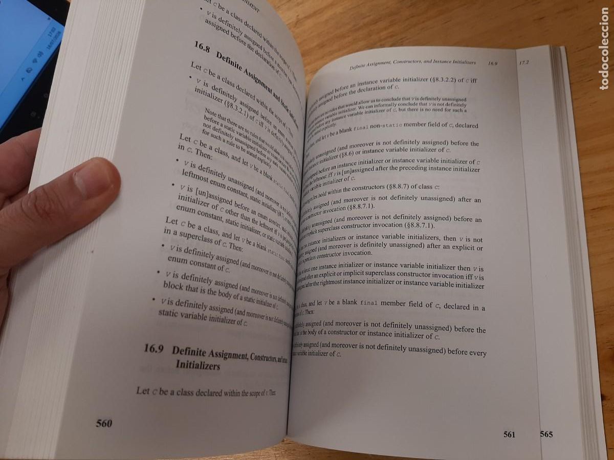 Libros de segunda mano: The Java Language Specification, Java SE 7 Edition - V.V.A.A. - Addison-Wesley, 2013 - Foto 14