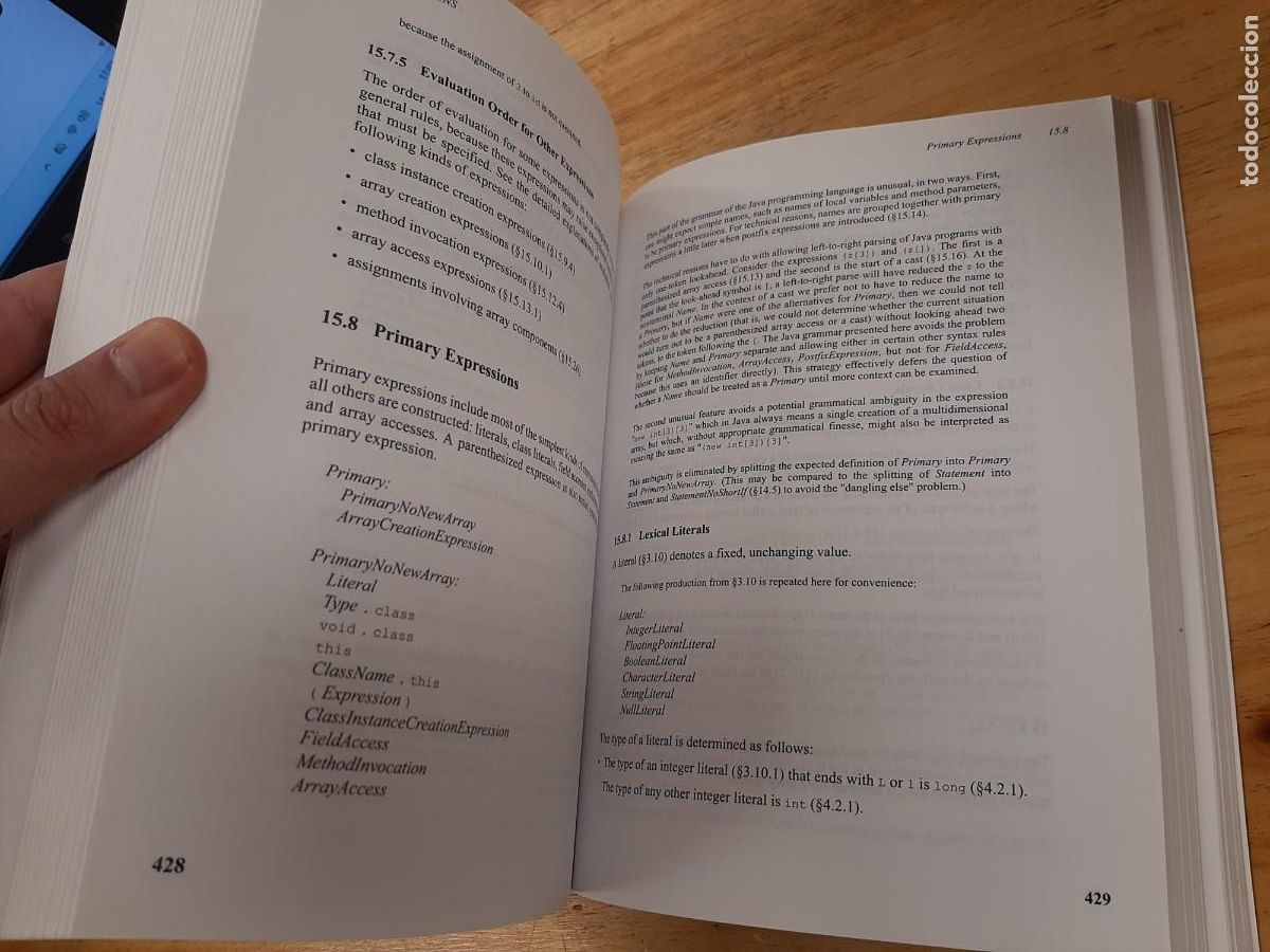 Libros de segunda mano: The Java Language Specification, Java SE 7 Edition - V.V.A.A. - Addison-Wesley, 2013 - Foto 15
