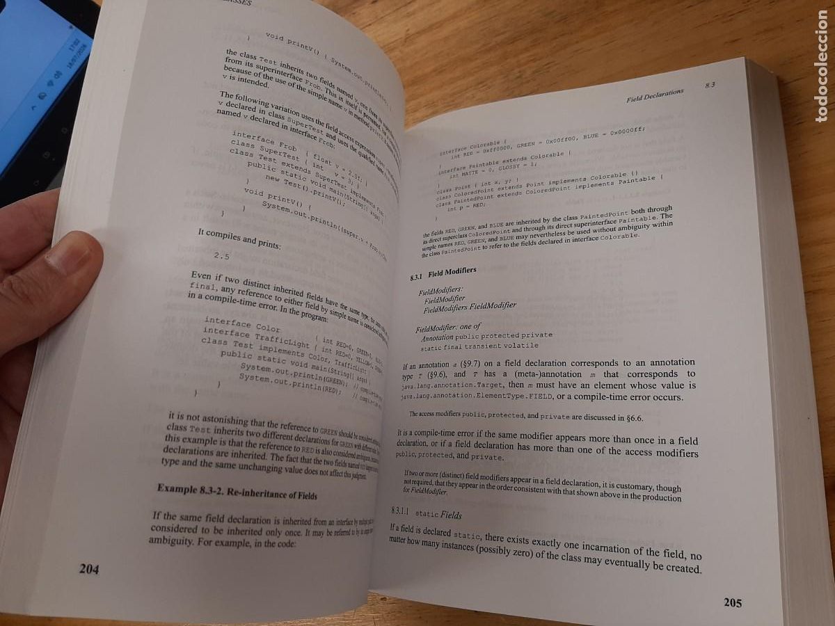 Libros de segunda mano: The Java Language Specification, Java SE 7 Edition - V.V.A.A. - Addison-Wesley, 2013 - Foto 17