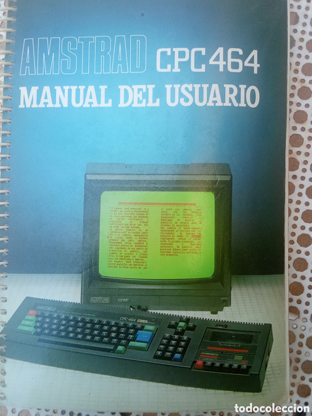 Libros de segunda mano: Manual del usuario Amstrad CPC 464. 1986