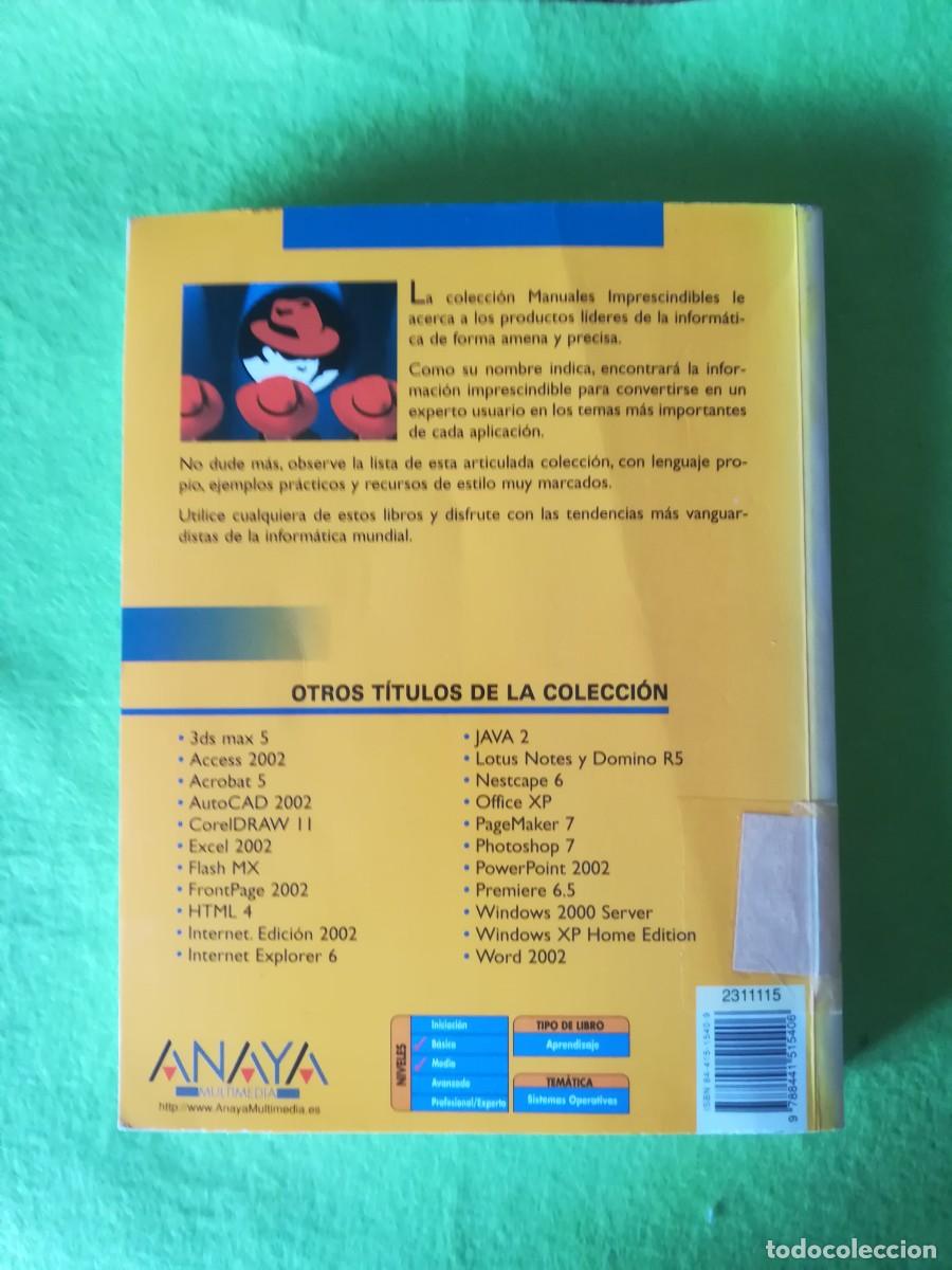 Libros de segunda mano: Red Hat Linux 8 Antonio Paniagua anaya 2003 - Foto 2