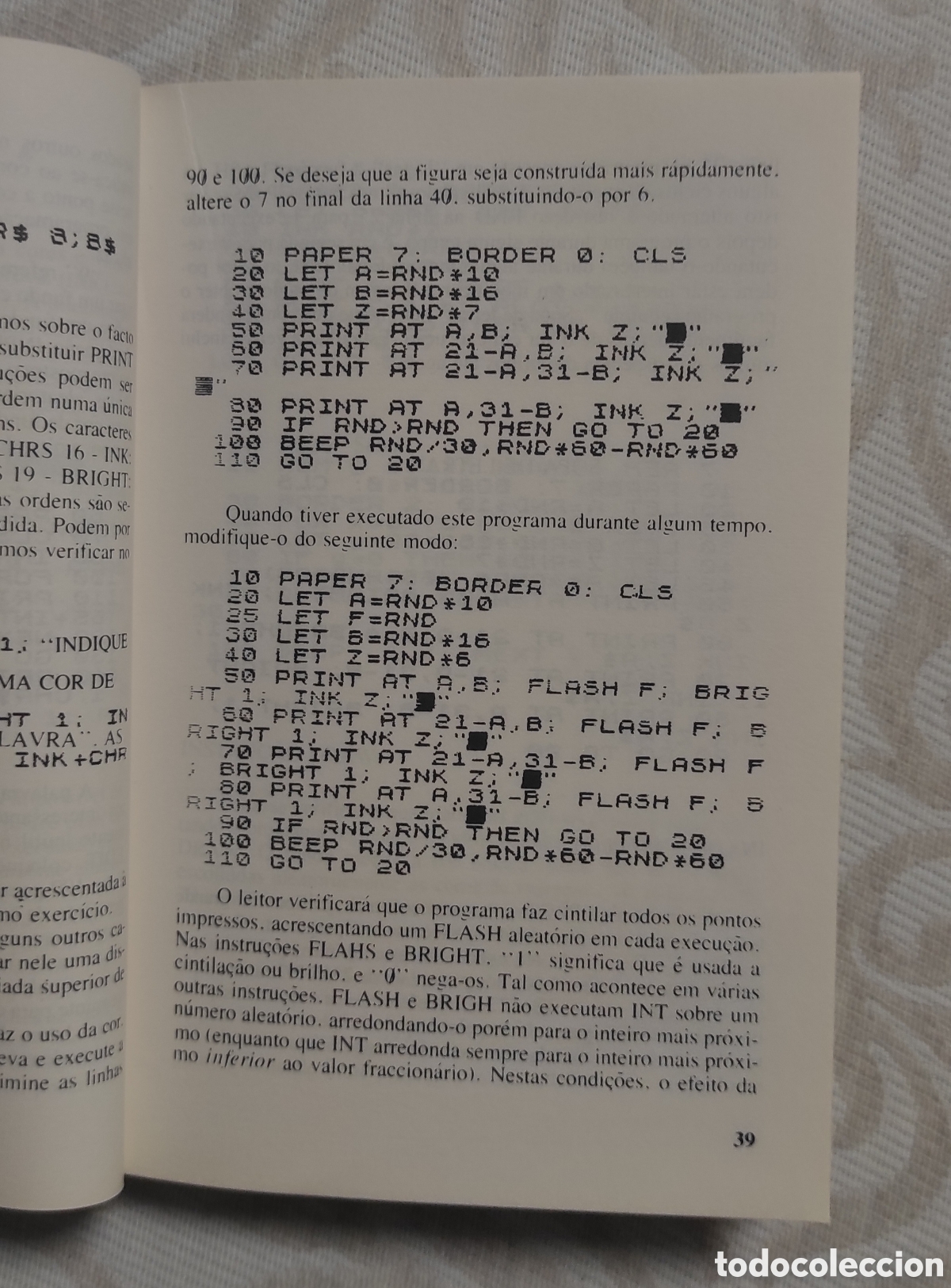 Libros de segunda mano: COMO PROGRAMAR SU SPECTRUM - 1983 - EN PORTUGU&Eacute;S - Foto 3