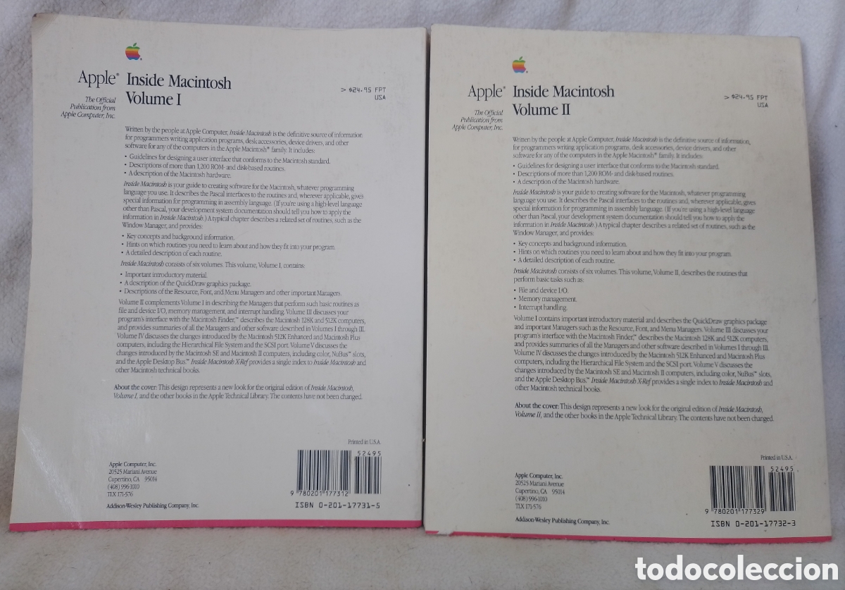 Libros de segunda mano: Apple - Inside Macintosh vol 1 y 2. - Foto 2