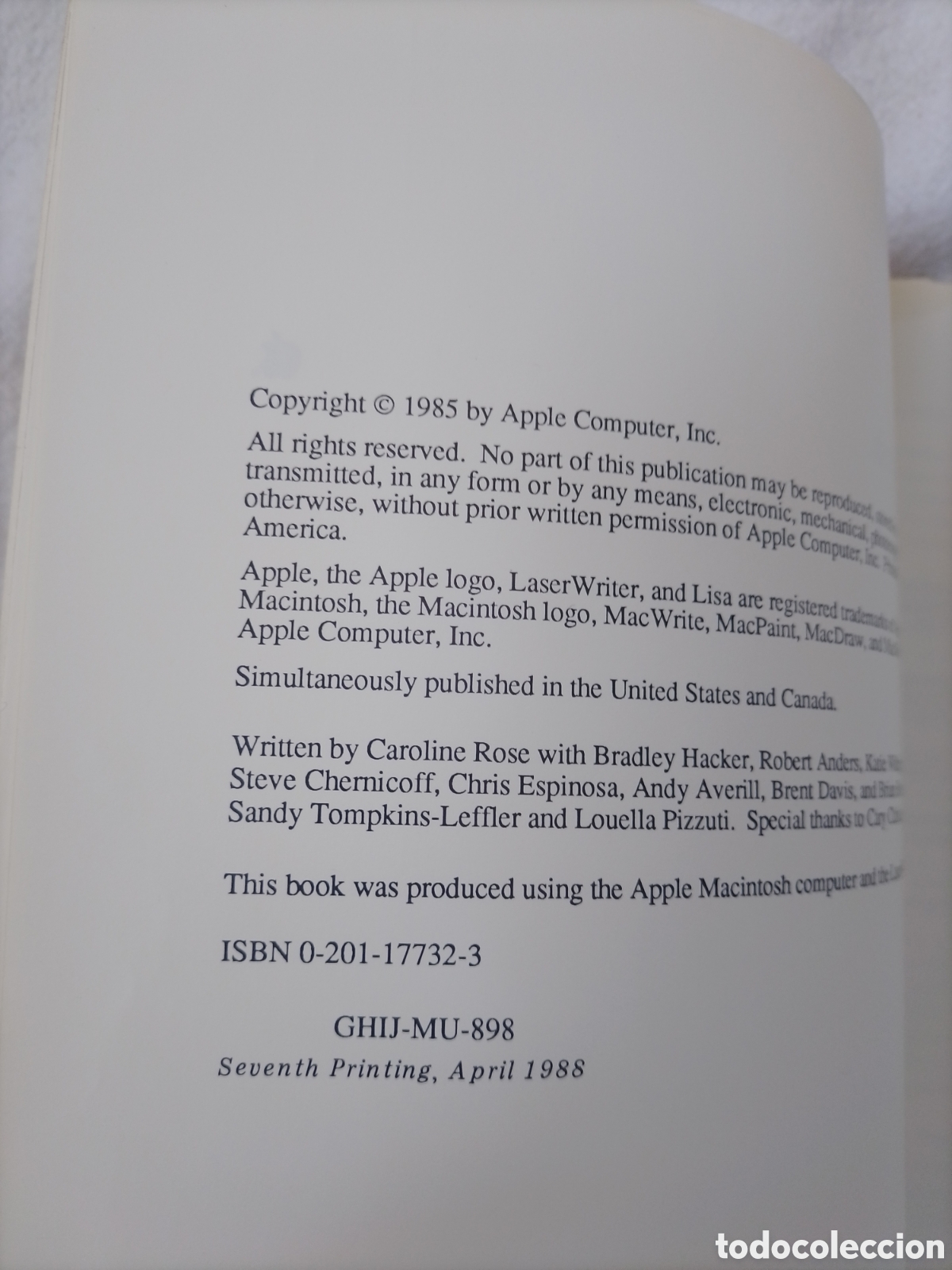 Libros de segunda mano: Apple - Inside Macintosh vol 1 y 2. - Foto 4