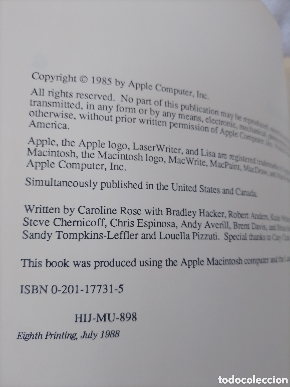 Libros de segunda mano: Apple - Inside Macintosh vol 1 y 2. - Foto 5