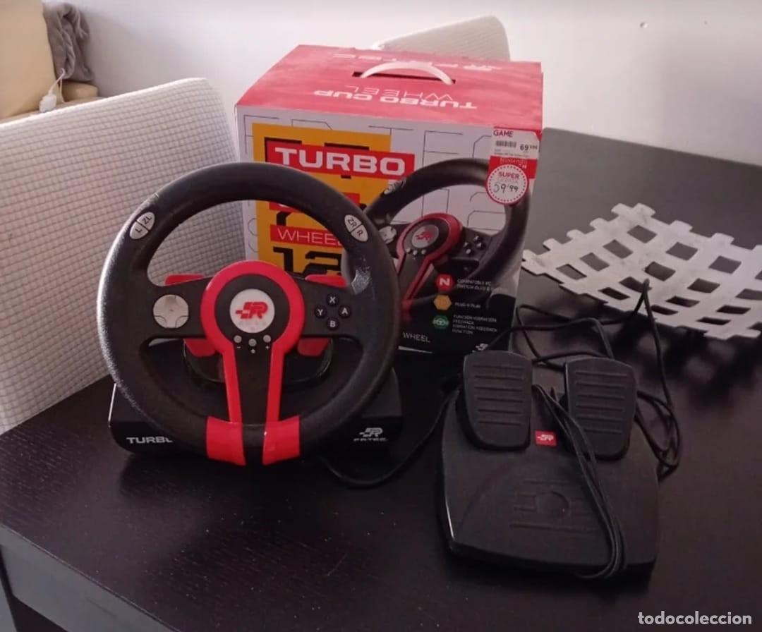 Libros de segunda mano: Volante FR-Tec con pedales en su caja Fanatec