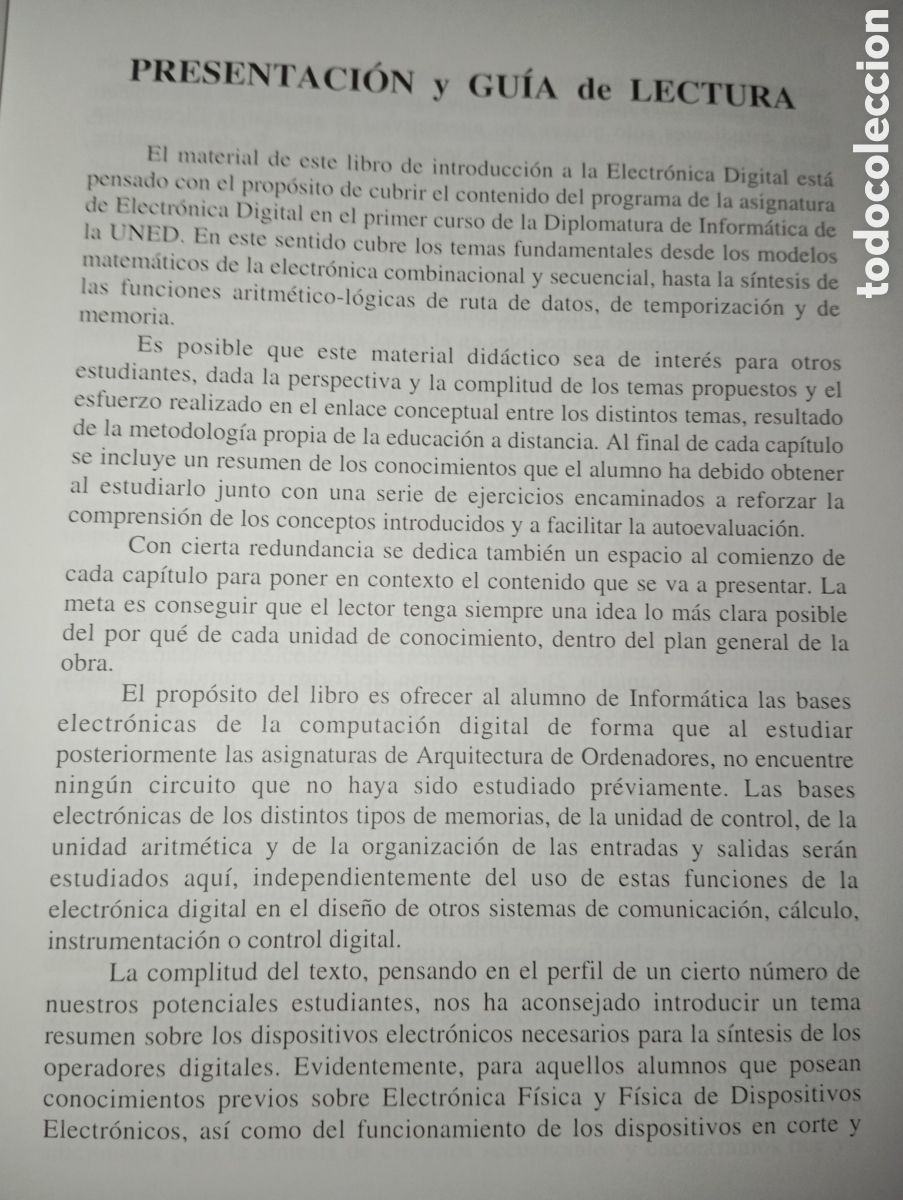 Libros de segunda mano: ELECTRONICA DIGITAL, SANZ Y TORRES. - Foto 6