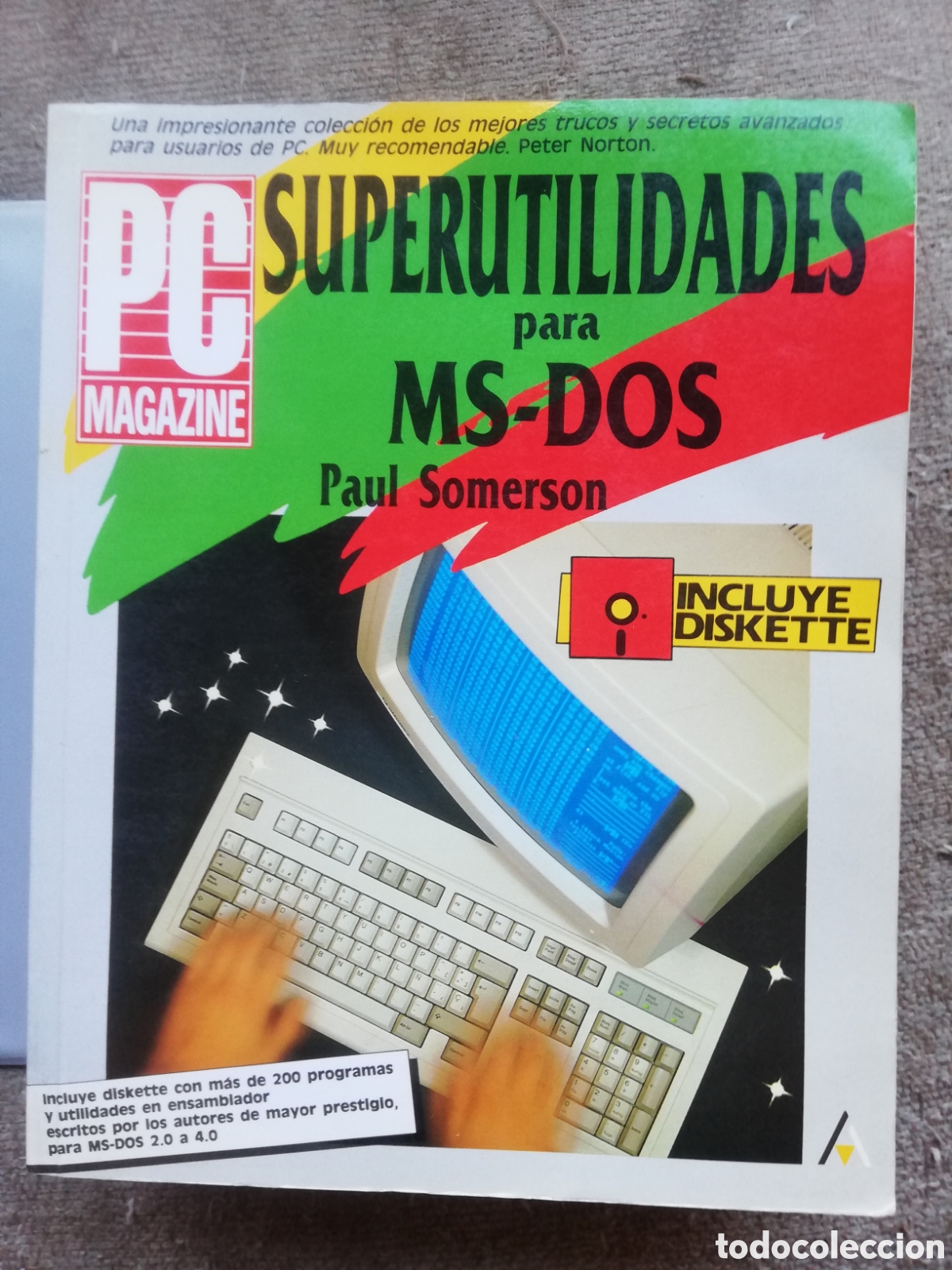 Libros de segunda mano: Superutilidades en MS-DOS, de Paul Somerson. Incluye diskette - Foto 3