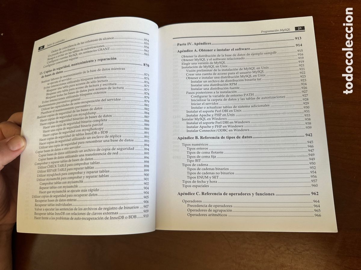 Libros de segunda mano: PROGRAMACION MYSQL - ANAYA MULTIMEDIA. PAUL DUBOIS - Foto 10