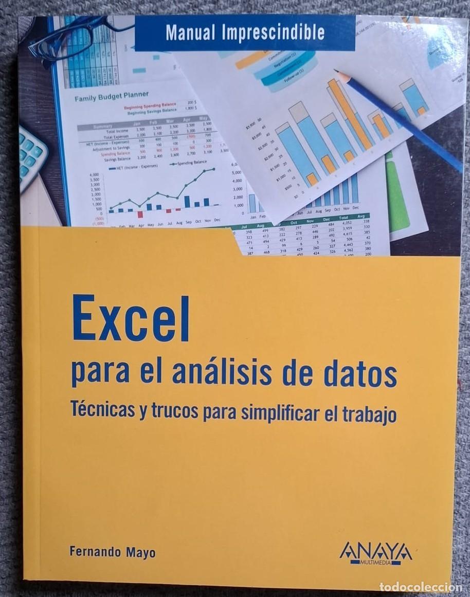 Libros de segunda mano: Libro Excel para el an&aacute;lisis de datos, F Mayo