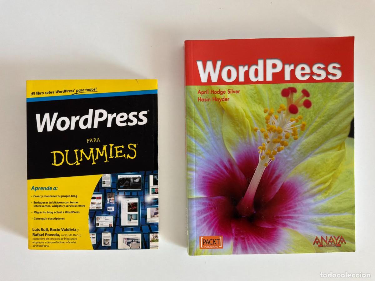 Libros de segunda mano: LOTE 2 LIBROS INFORMATICA. WORDPRESS