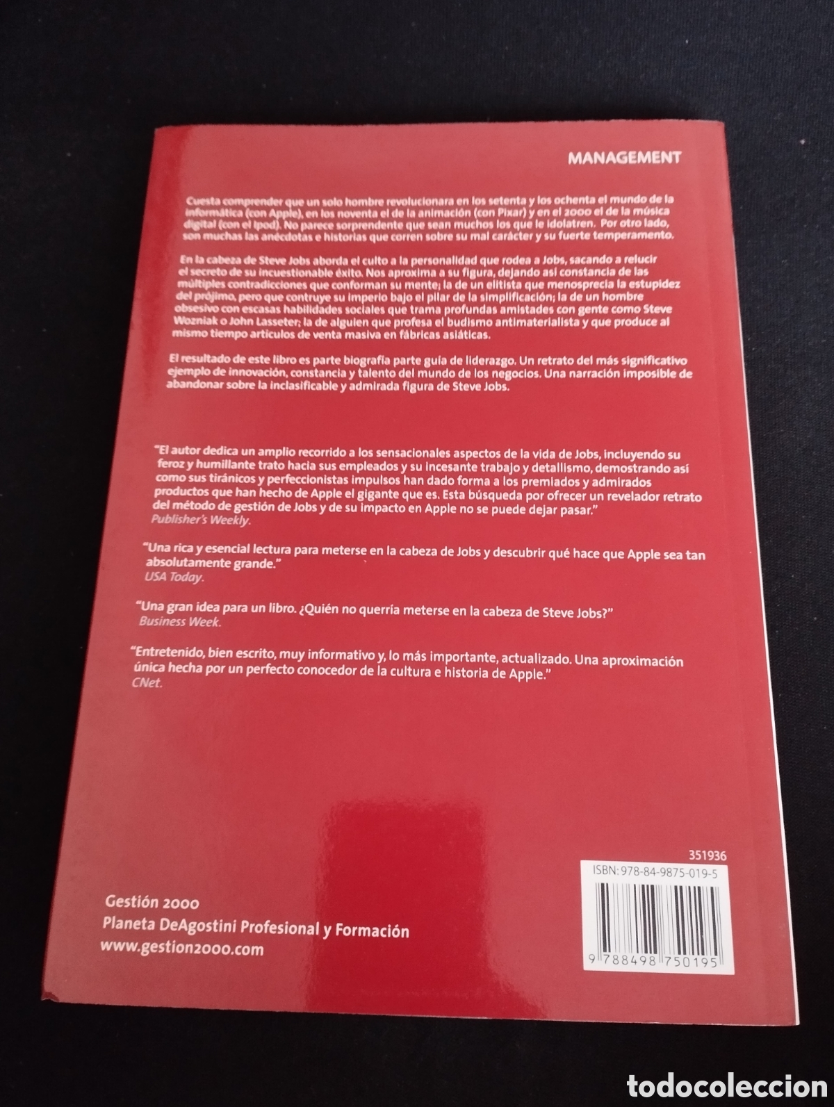 Libros de segunda mano: En la cabeza de steve jobs - Foto 2