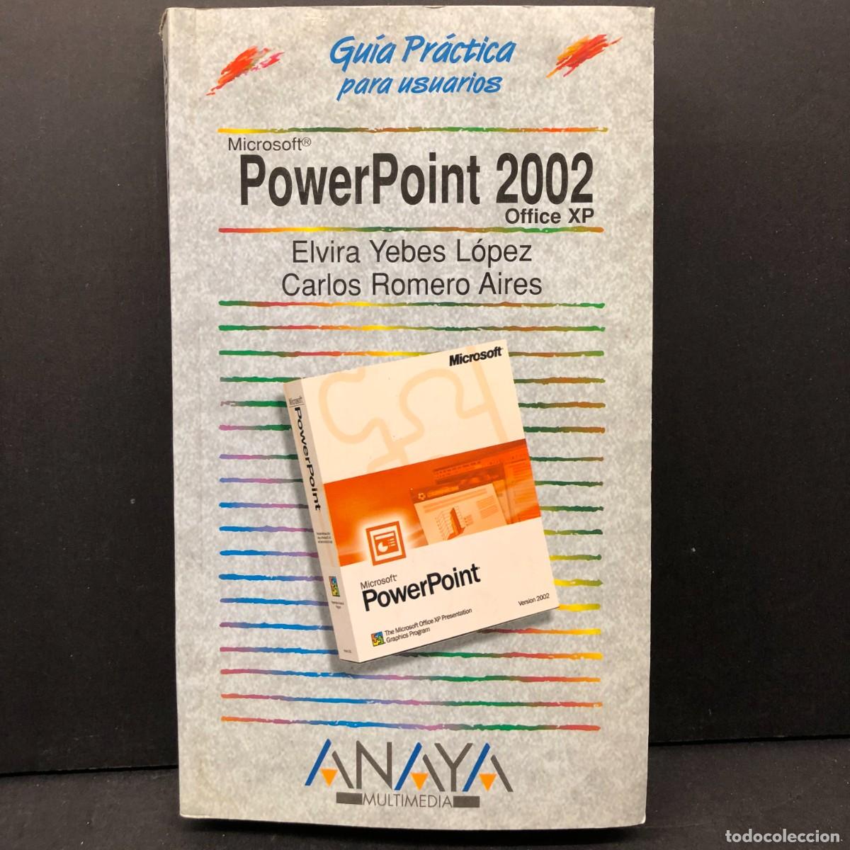 Libros de segunda mano: POWER POINT 2002 OFFICE XP - MICROSOFT - GU&Iacute;A PR&Aacute;CTICA PARA USUARIOS - ANAYA MULTIMEDIA / 4025