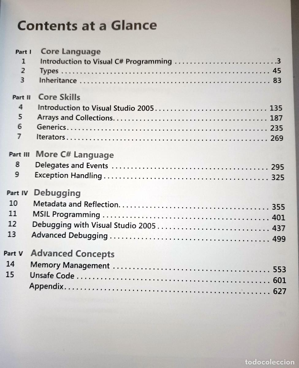 Libros de segunda mano: PROGRAMMING MICROSOFT (R) VISUAL C# 2005: THE LANGUAGE. Donis Marshall - Foto 6