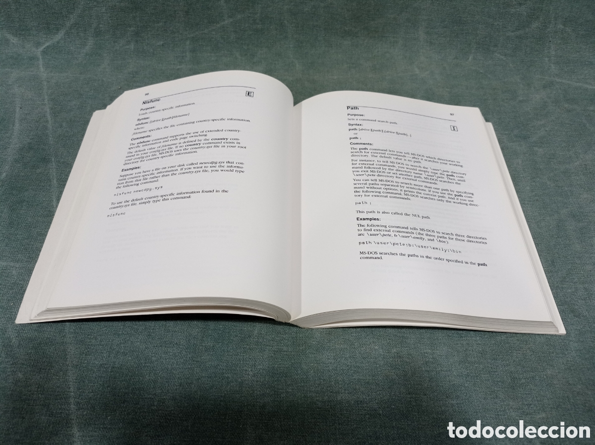 Libros de segunda mano: MICROSOFT MS-DOS - VERSI&Oacute;N 3.3 - GU&Iacute;A DEL USUARIO - 1987 - Foto 4
