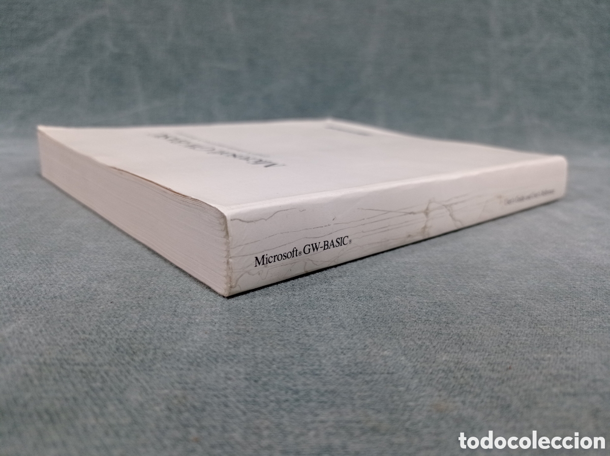 Libros de segunda mano: MICROSOFT GW-BASIC - INTERPRETER - GU&Iacute;A DEL USUARIO - 1986-87 - Foto 3