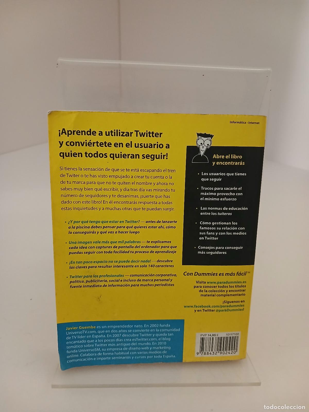 Libros de segunda mano: Twitter para dummies - Javier Guembe - Foto 2