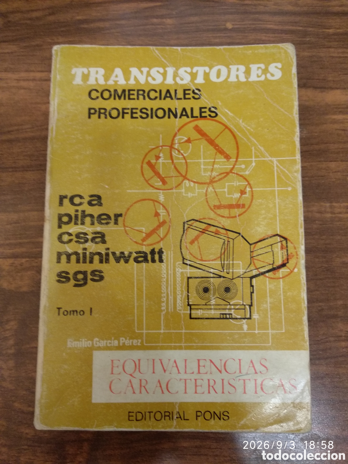 Second hand books: Transistores comerciales profesionales