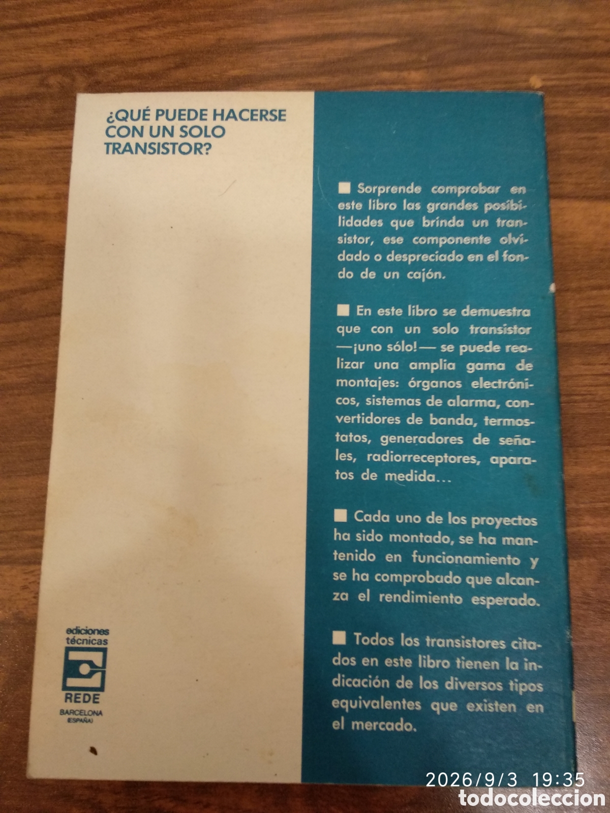 Libros de segunda mano: Pr&aacute;ctica electr&oacute;nica simplificada y experimental con 1 transistor - Foto 4
