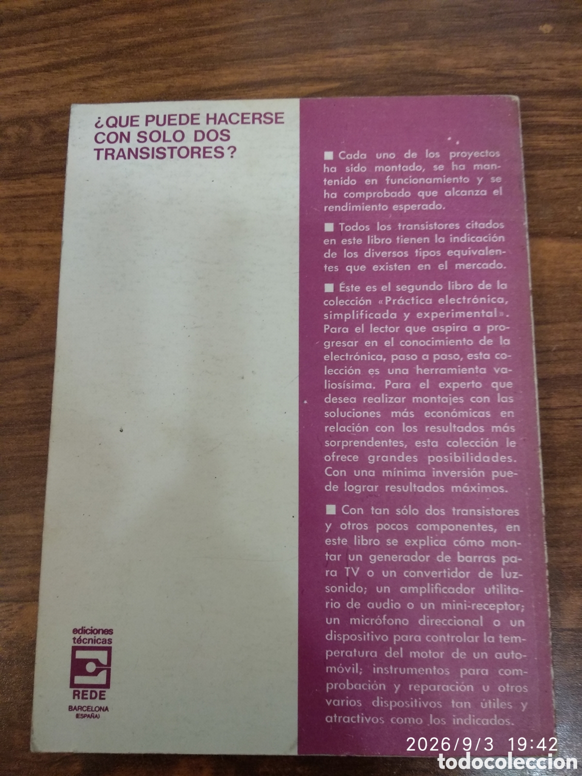 Libros de segunda mano: Pr&aacute;ctica electr&oacute;nica simplificada y experimental con 2 transistores - Foto 5