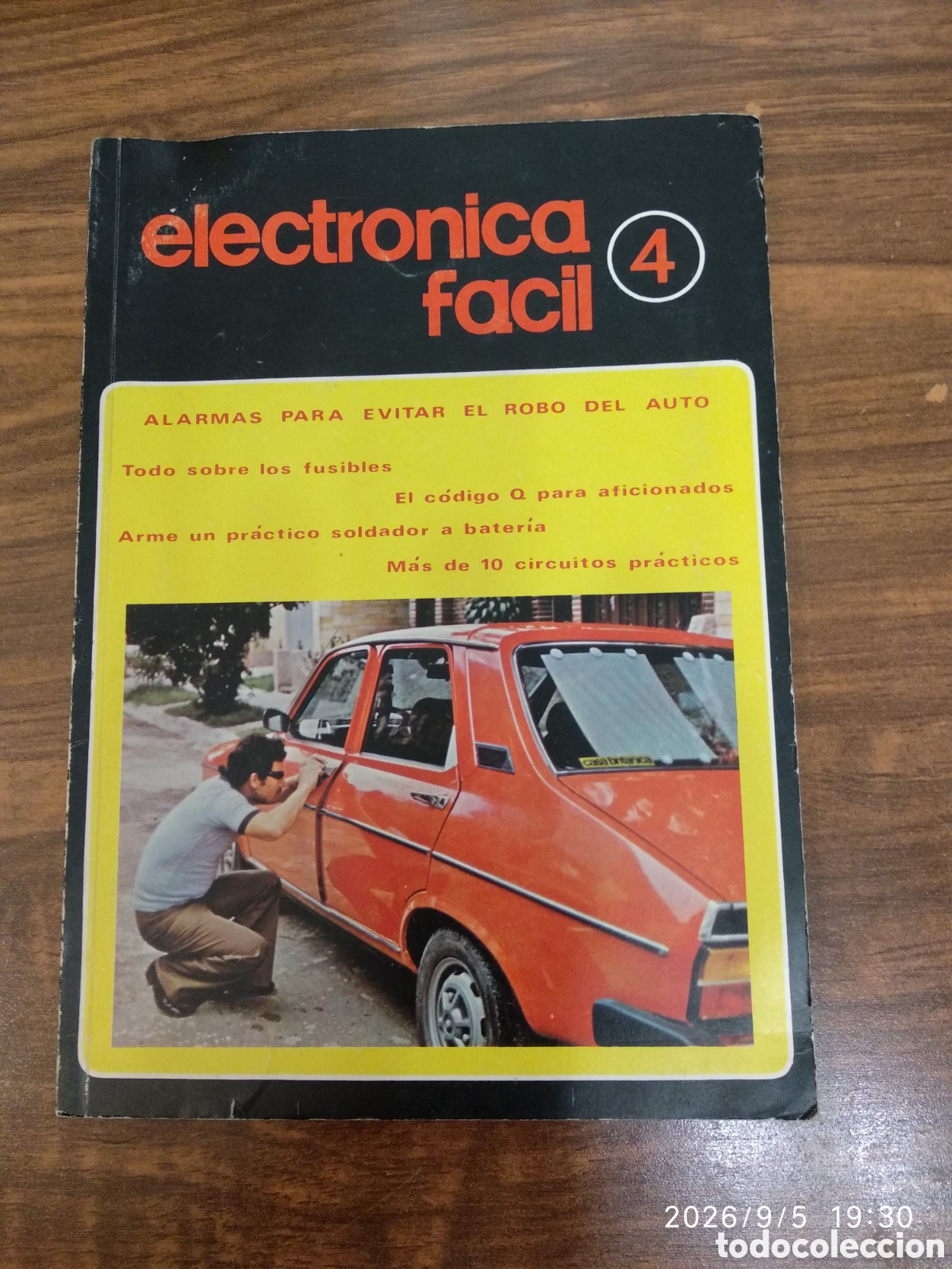 Gebrauchte B&uuml;cher: Electr&oacute;nica f&aacute;cil n&uacute;mero 4 alarmas para evitar el robo del autom&oacute;vil