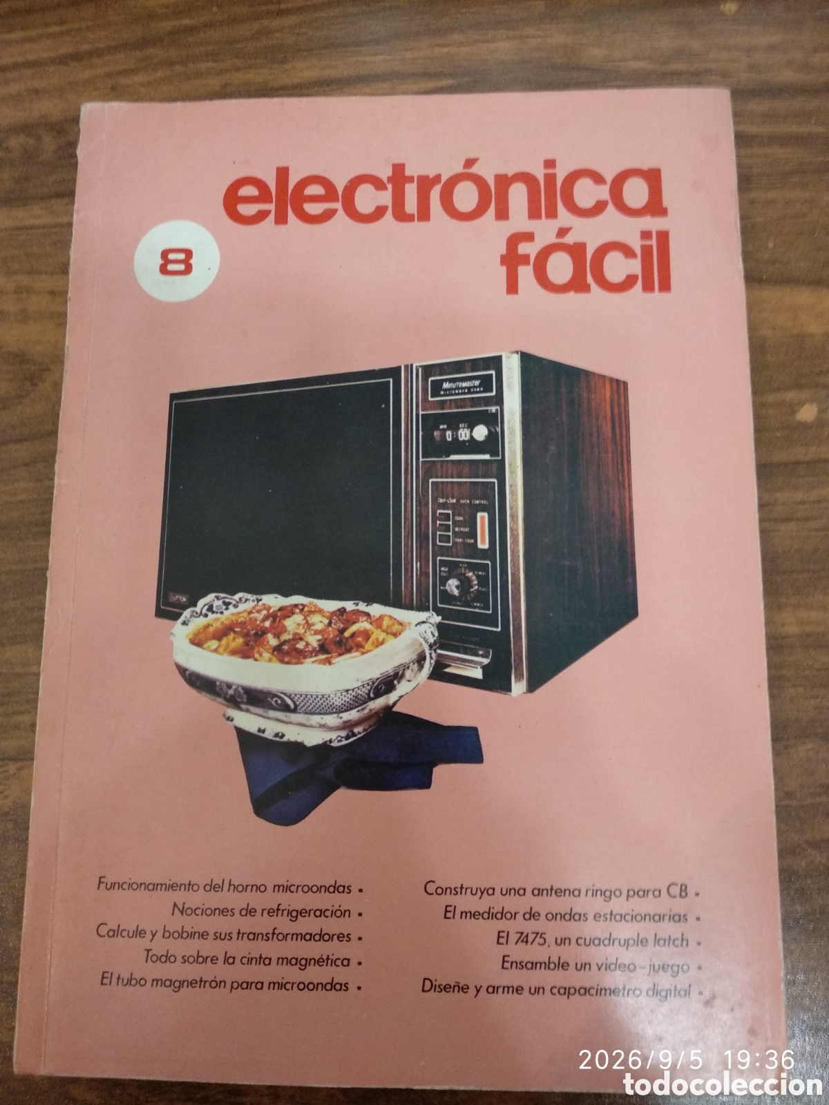 Gebrauchte B&uuml;cher: Electr&oacute;nica f&aacute;cil n&uacute;mero 8 funcionamiento del horno microondas