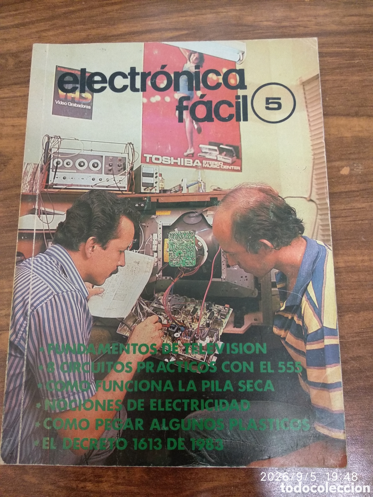 Second hand books: Electr&oacute;nica f&aacute;cil n&uacute;mero 5 fundamentos de la televisi&oacute;n