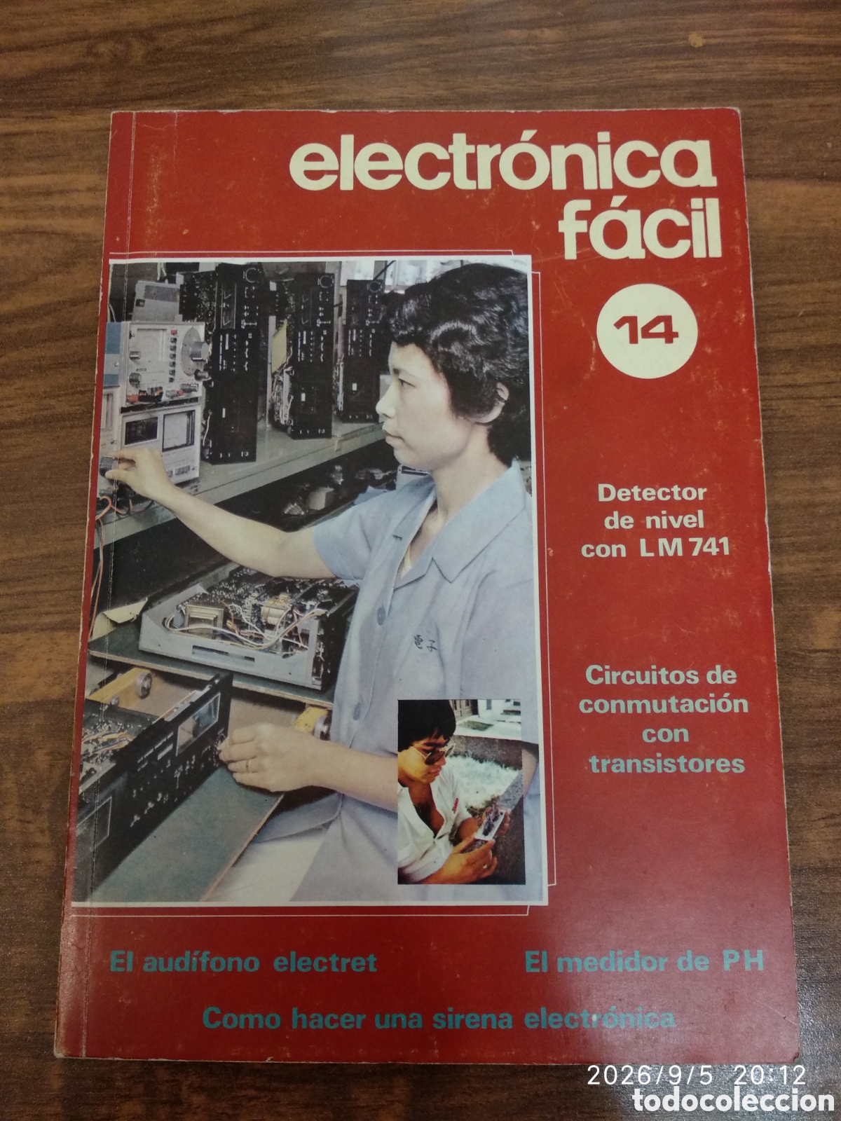 Libros de segunda mano: Electr&oacute;nica f&aacute;cil n&uacute;mero 14 detector de nivel con LM 741