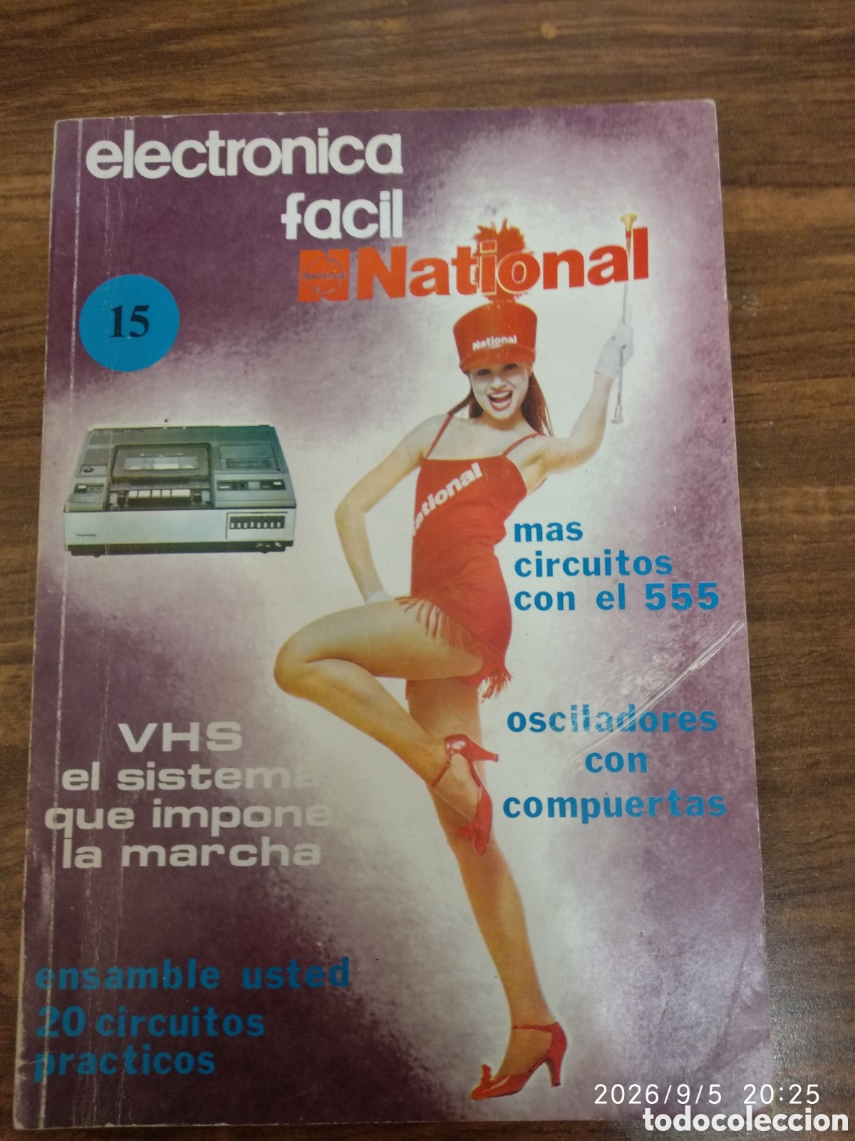 Libros de segunda mano: Electr&oacute;nica f&aacute;cil n&uacute;mero 15 VHS el sistema que impone la marcha