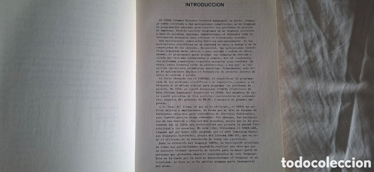 Libros de segunda mano: LENGUAJE PROGRAMACI&Oacute;N COBOL. J Astor - Foto 9