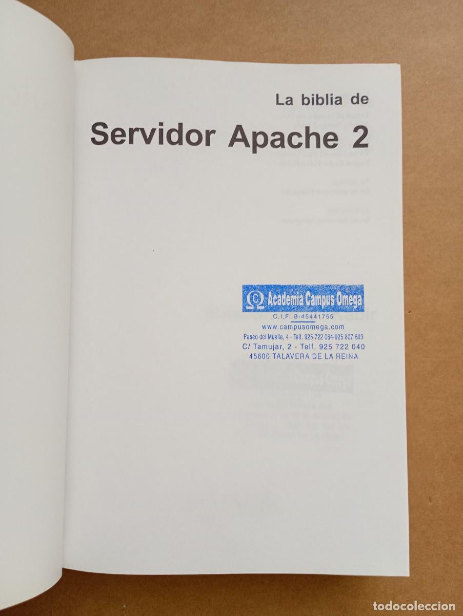 Libros de segunda mano: LA BIBLIA SERVIDOR APACHE 2 - MOHAMMED J KABIR - ANAYA - Foto 2