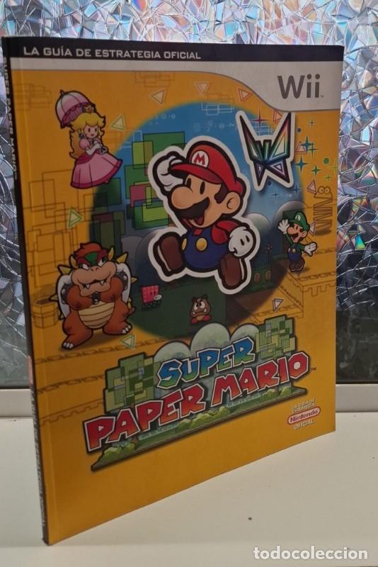 Libros de segunda mano: Super Paper Mario: La Gu&iacute;a de Estrategia Oficial - Varios Autores - Nintendo Espa&ntilde;a - Sello Oficial