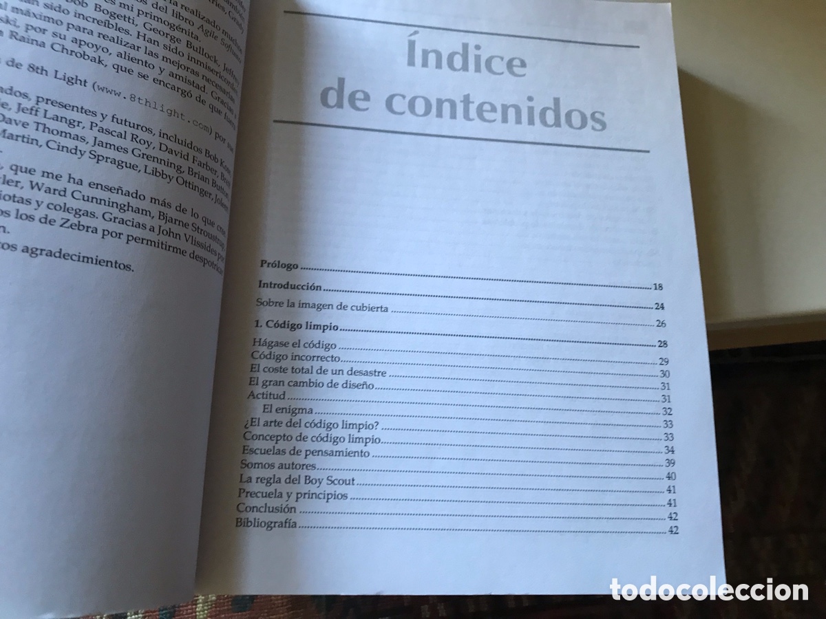 Libros de segunda mano: C&oacute;digo limpio. Manual de estilo para el desarrollo &aacute;gil de software. Anaya multimedia - Foto 3