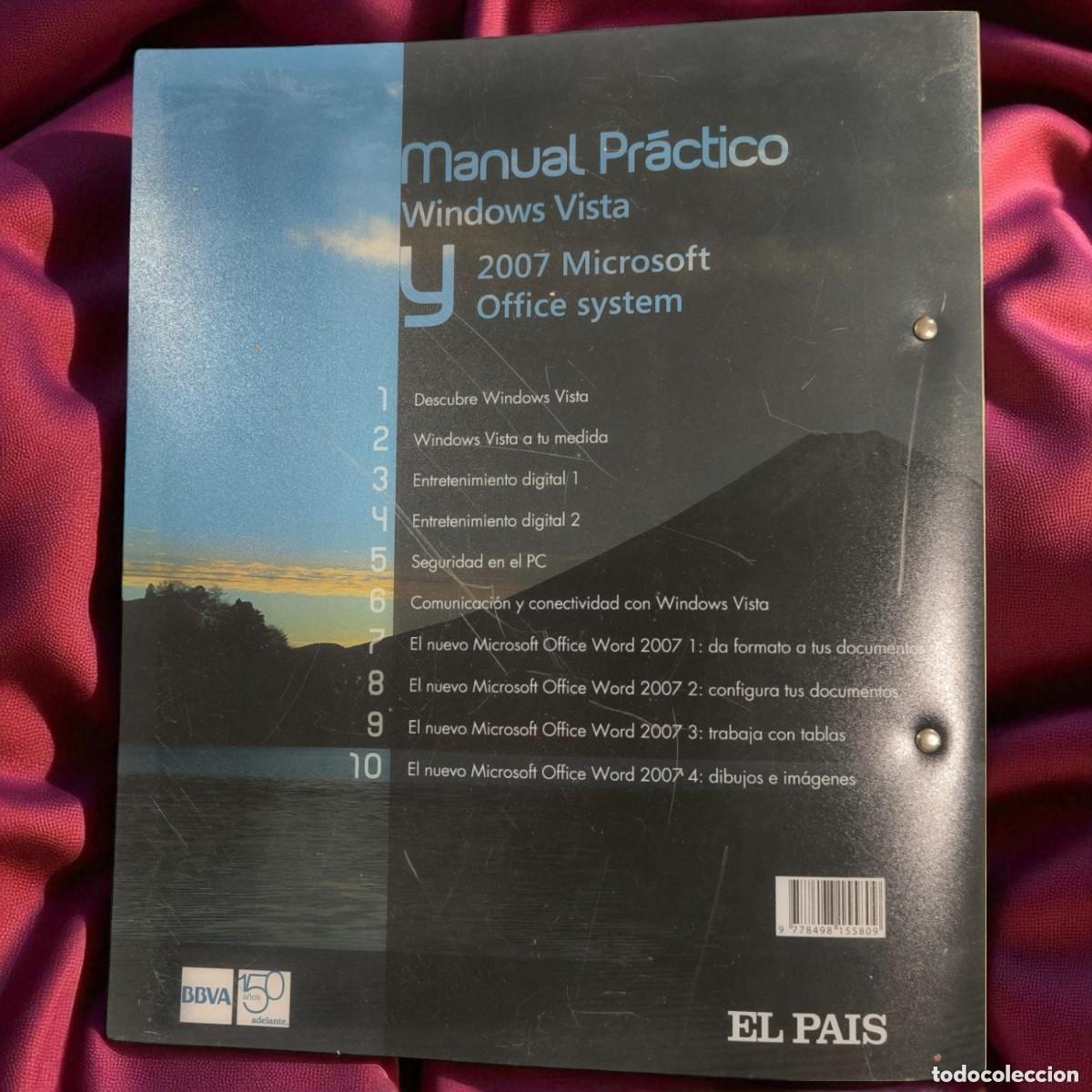 Libros de segunda mano: Manual Pr&aacute;ctico &ndash; Windows Vista y 2007 Microsoft Office System &ndash; 2 Tomos - Foto 3