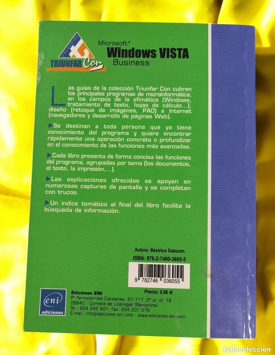 Libros de segunda mano: Windows Vista Business, Gu&iacute;a Pr&aacute;ctica &ndash; Eni (2007) - Foto 3