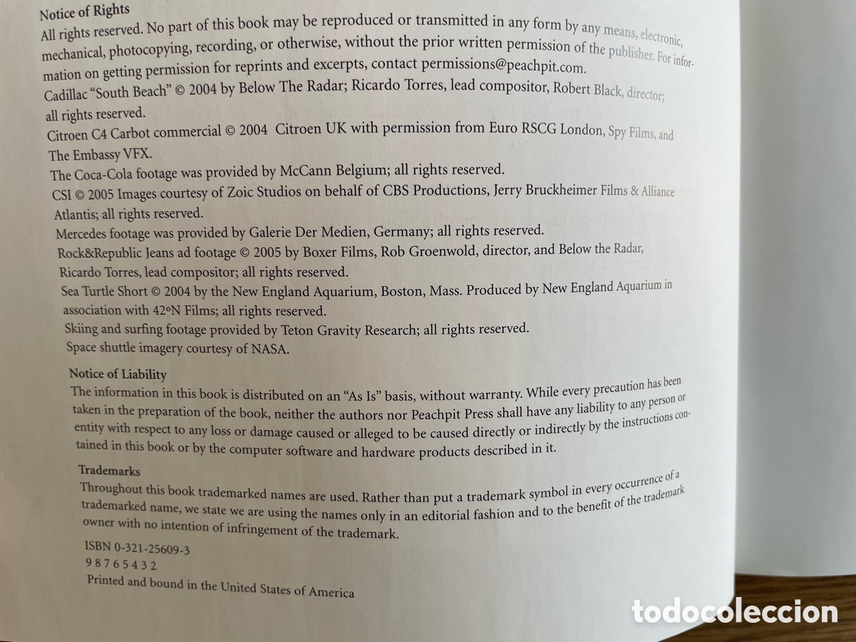 Libros de segunda mano: APPLE PRO TRAINING SERIES: SHAKE 4 &ndash; MARCO PAOLINI &ndash; PEACHPIT + DVD - Foto 4