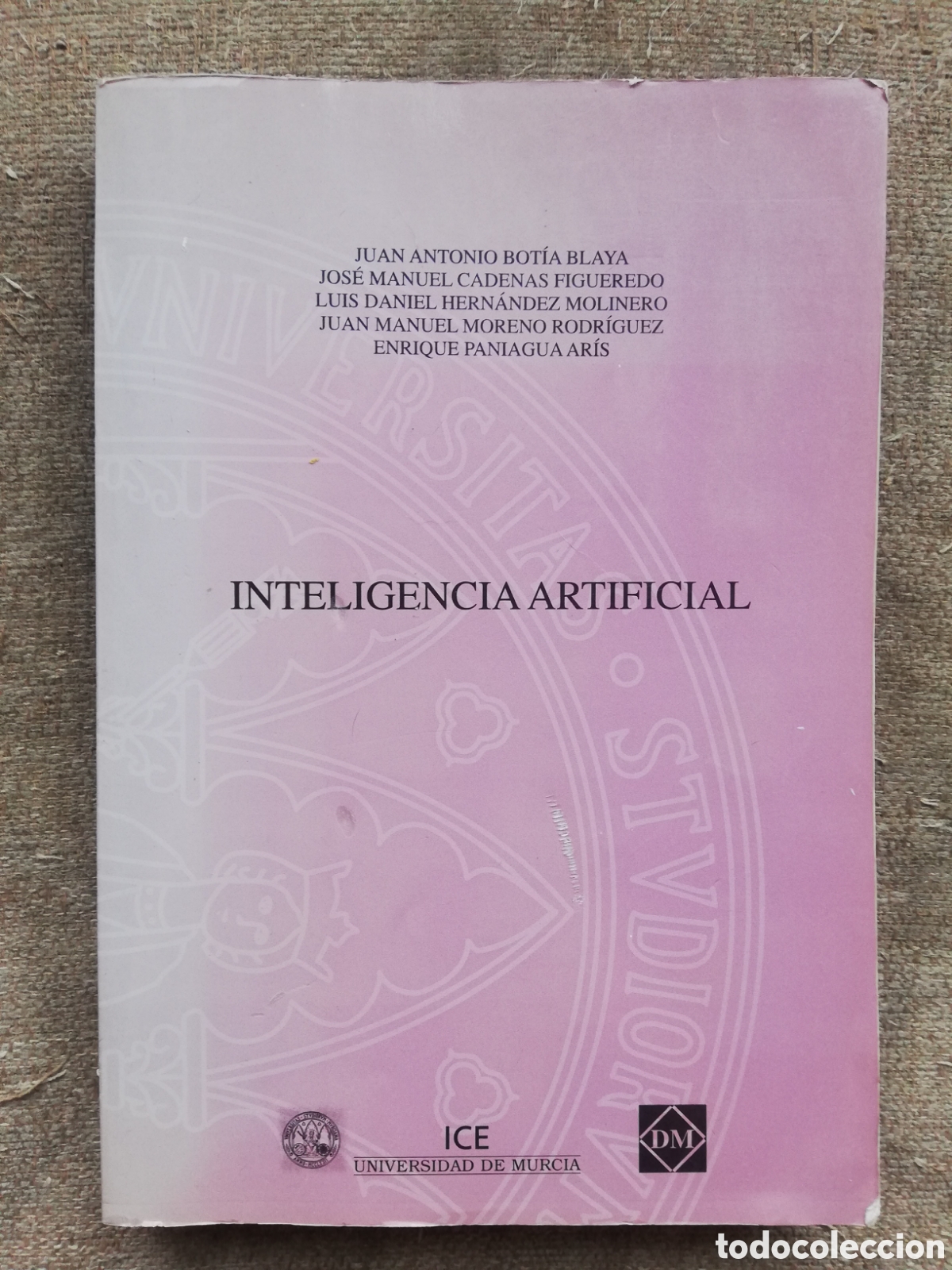 Libros de segunda mano: Inteligencia artificial. Colecci&oacute;n Texto-Gu&iacute;a Universidad de Murcia, VV. AA.