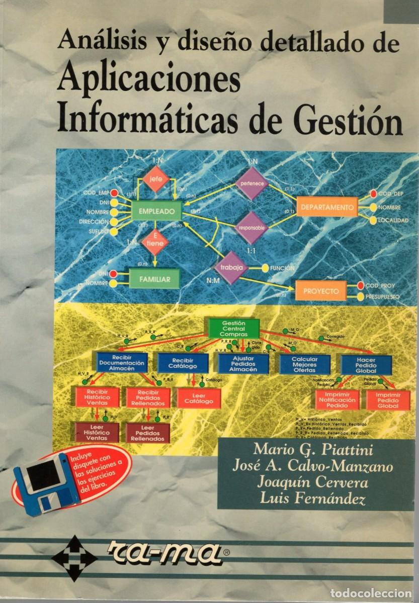 Libros de segunda mano: An&aacute;lisis y dise&ntilde;o detallado de aplicaciones inform&aacute;ticas de gestion. M.G.Piattini et al. RAMA, 1996