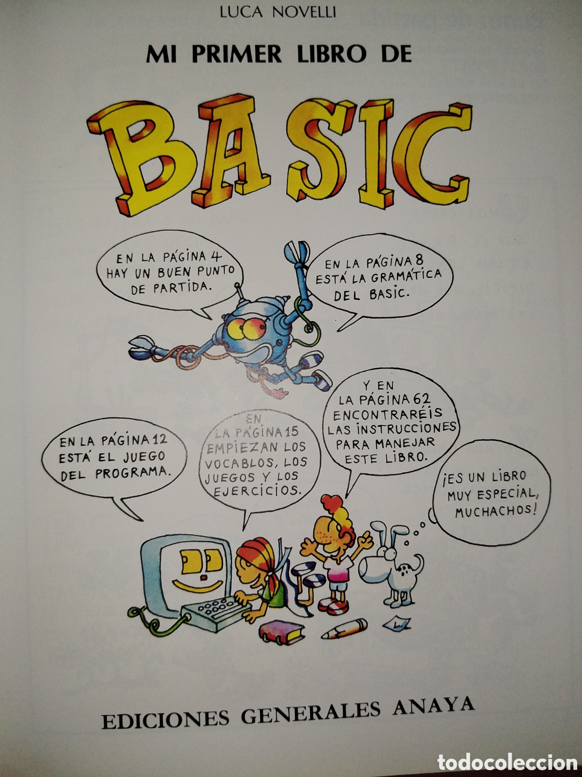 Libros de segunda mano: Mi primer libro de basic. Luka Novelli - Foto 3